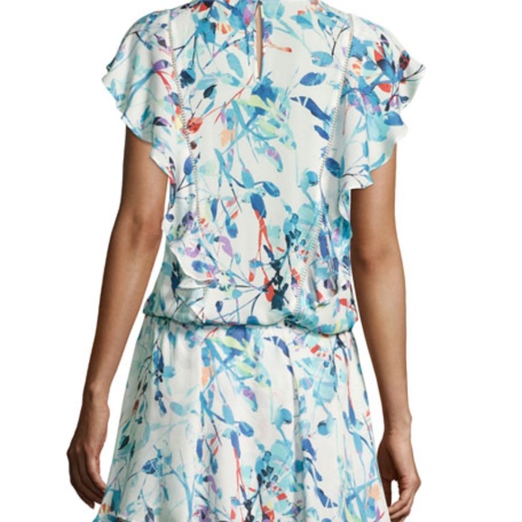 Parker Lana Drop Waist Silk Dress in Catalonia size XS - Picture 3 of 16